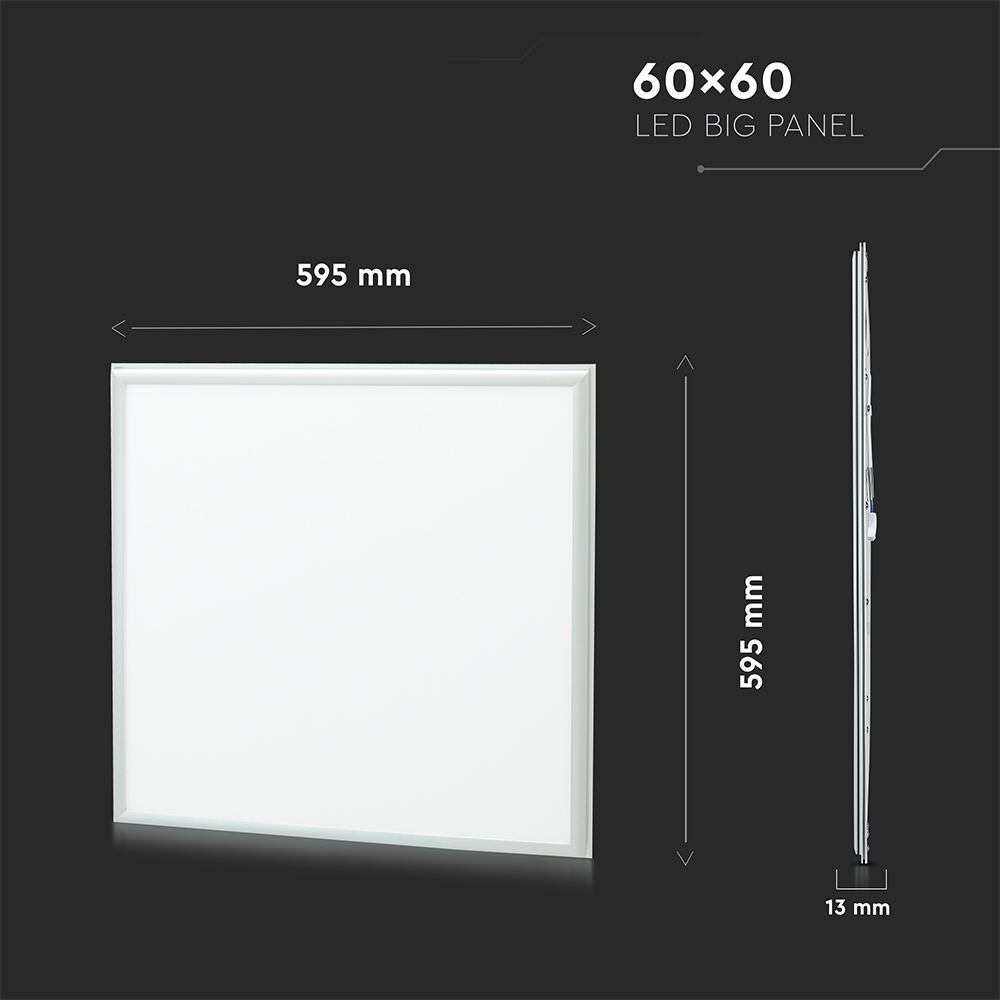 V-TAC LED-Panel 40W Quadratisch Tageslicht IP20