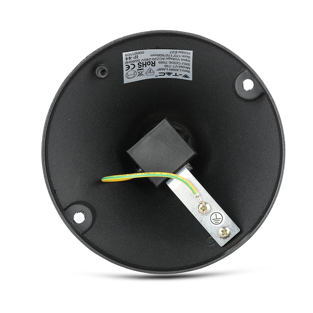 V-TAC Gartenlampe E27 205mm IP44