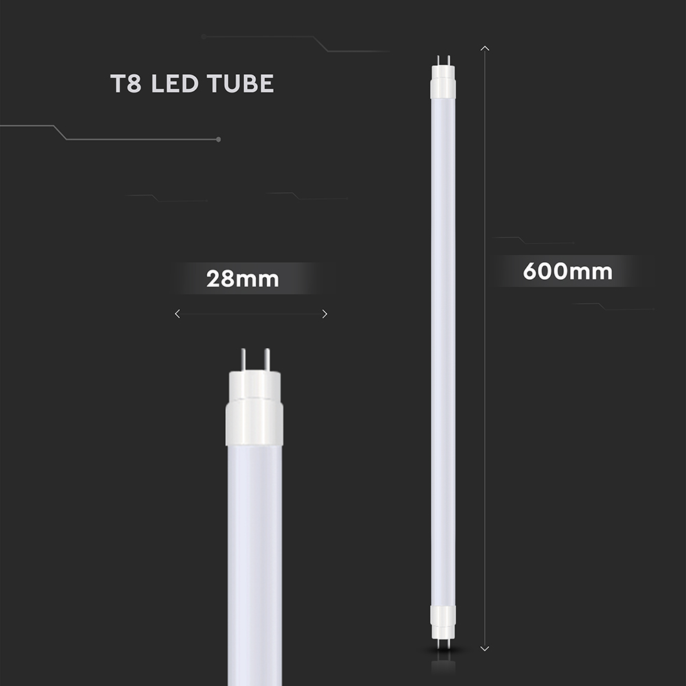 V-TAC LED Röhre G13 9W T8 Warmweiss 653mm IP20