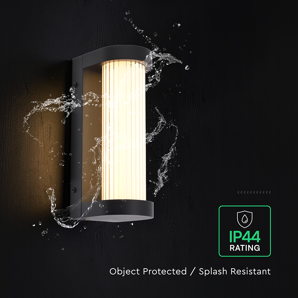 V-TAC LED-Außenwandleuchte 8W Warmweiß 3000K IP44