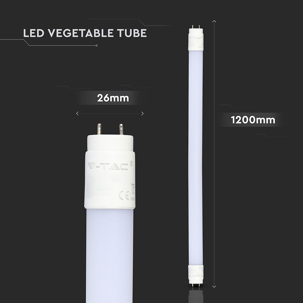 V-TAC LED Röhre G13 18W T8 Warmweiss 1290mm IP20
