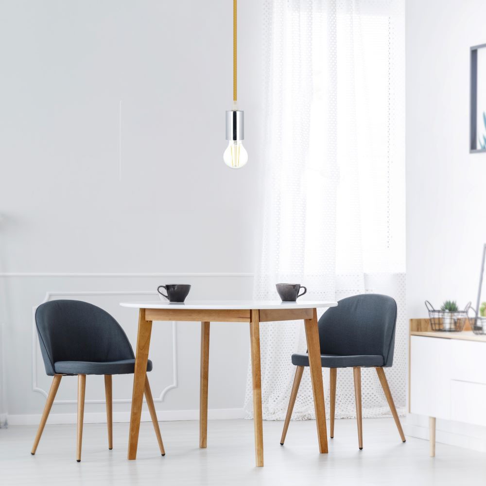 V-TAC Pendelleuchte E27 60W Beige 170mm IP20