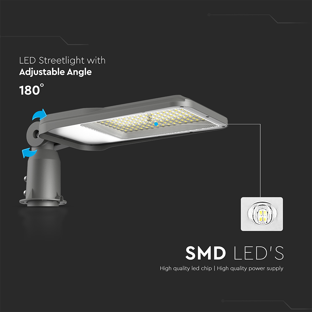 V-TAC LED Strassenleuchte 100W Tageslicht IP65