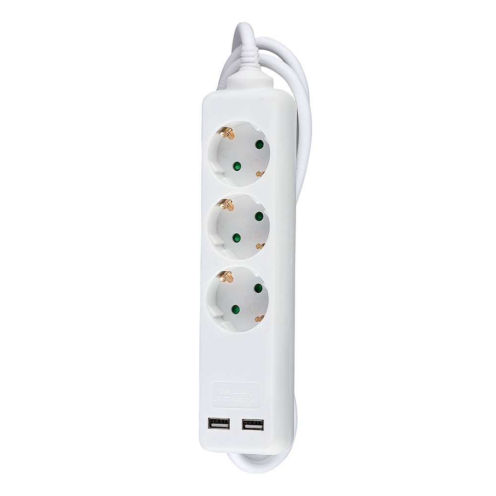 V-TAC Adapter 2 USB 3680W IP20 40mm