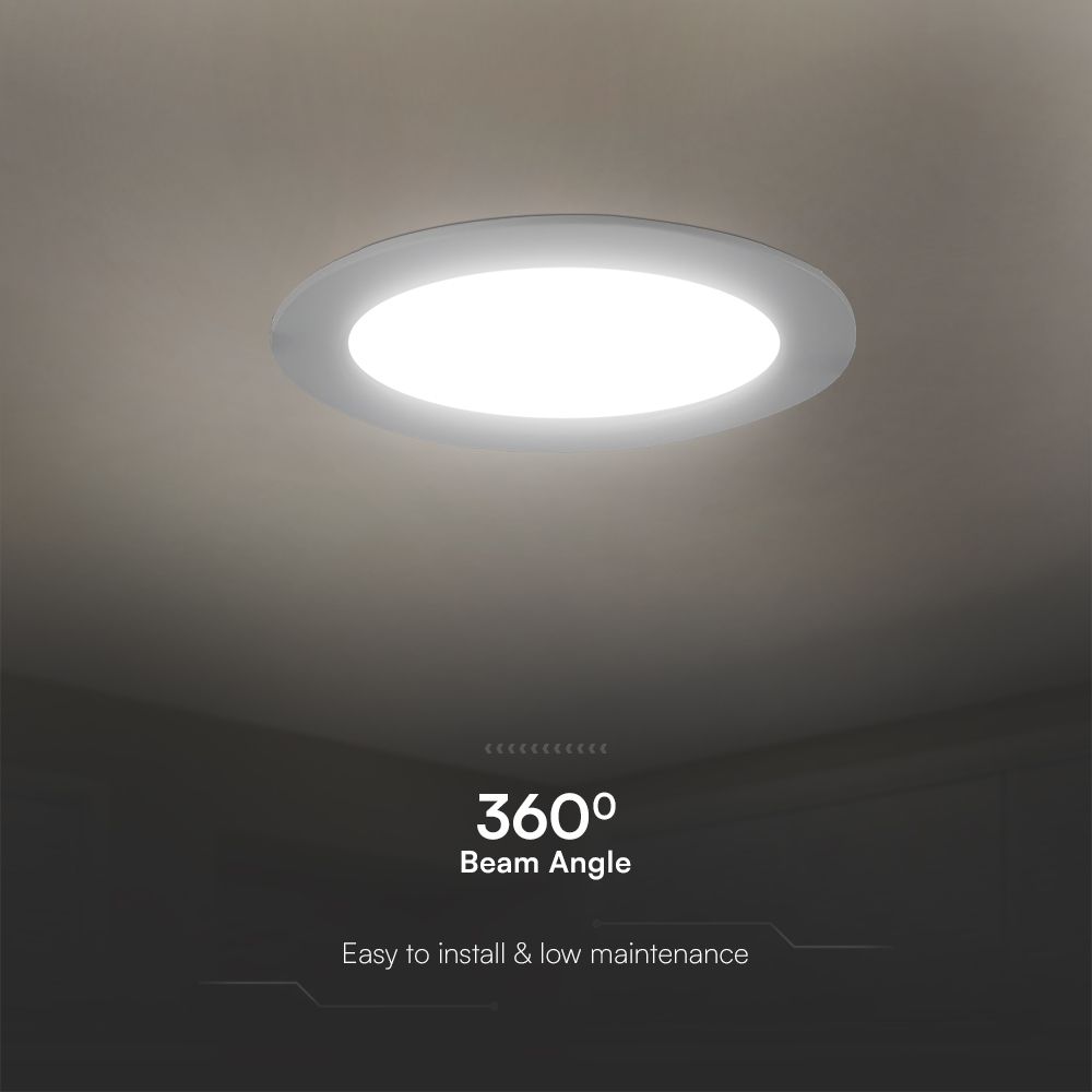 V-TAC LED Mini Panel 12W Rund 4000K