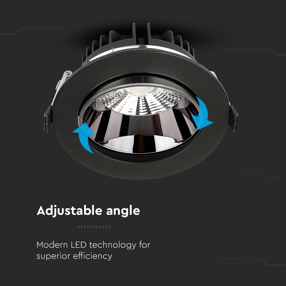V-TAC LED Downlight 20W Rund 6400K 195mm IP20