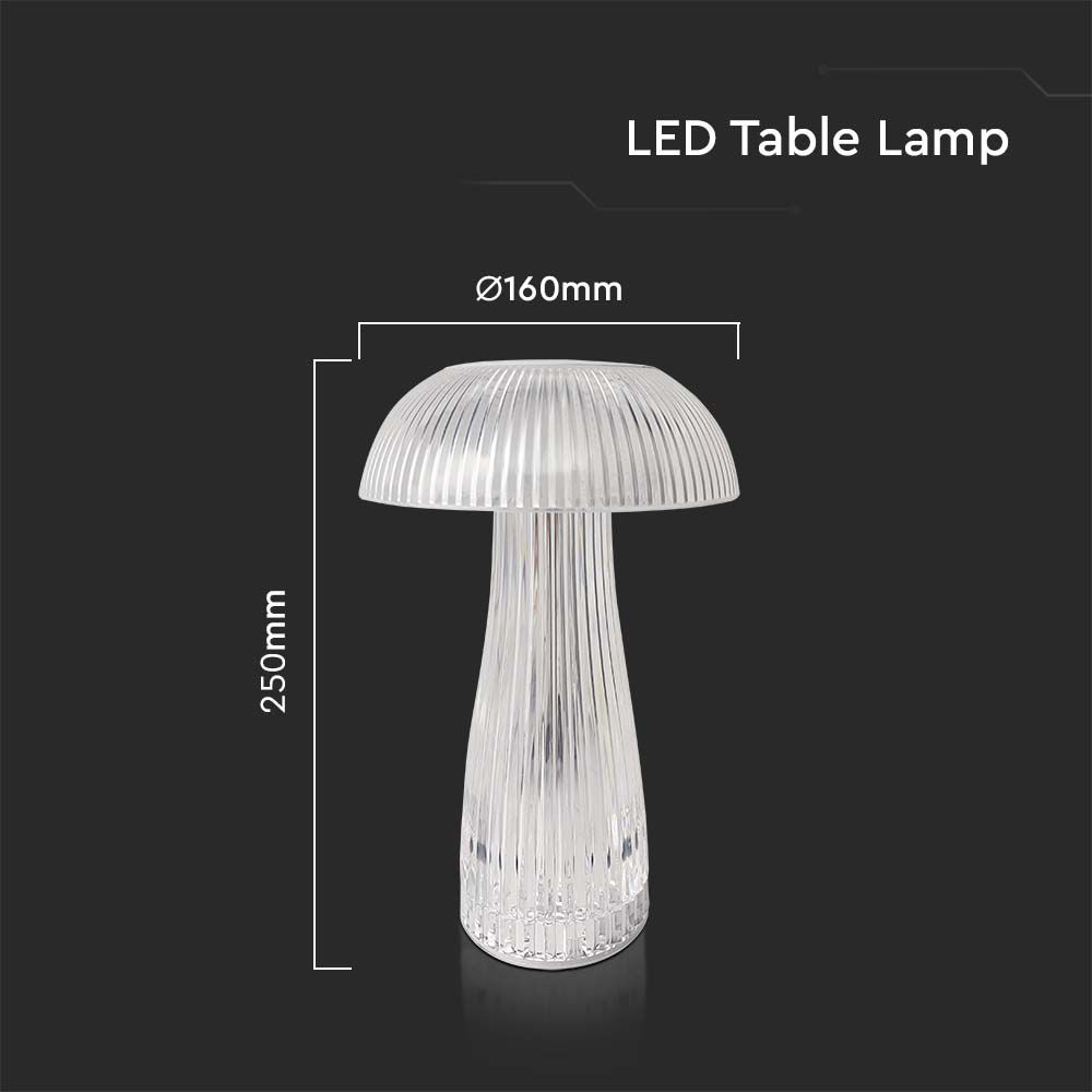 V-TAC Tischlampe 1W 3IN1 185mm IP20