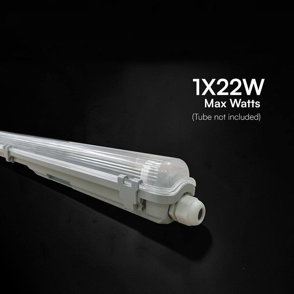 V-TAC Feuchtraum-Wannenleuchte TF-Serie 1x 1,5 m IP65