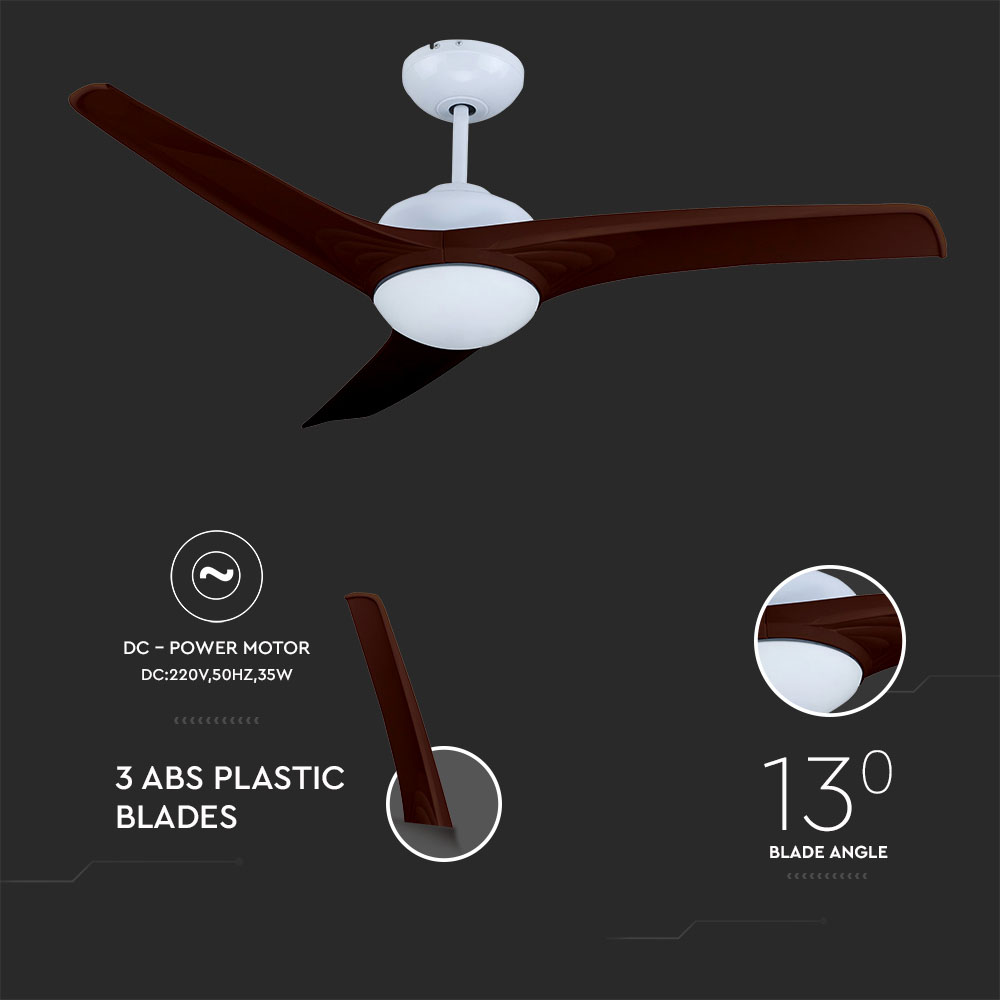 V-TAC Deckenventilator 35W 3IN1 310mm