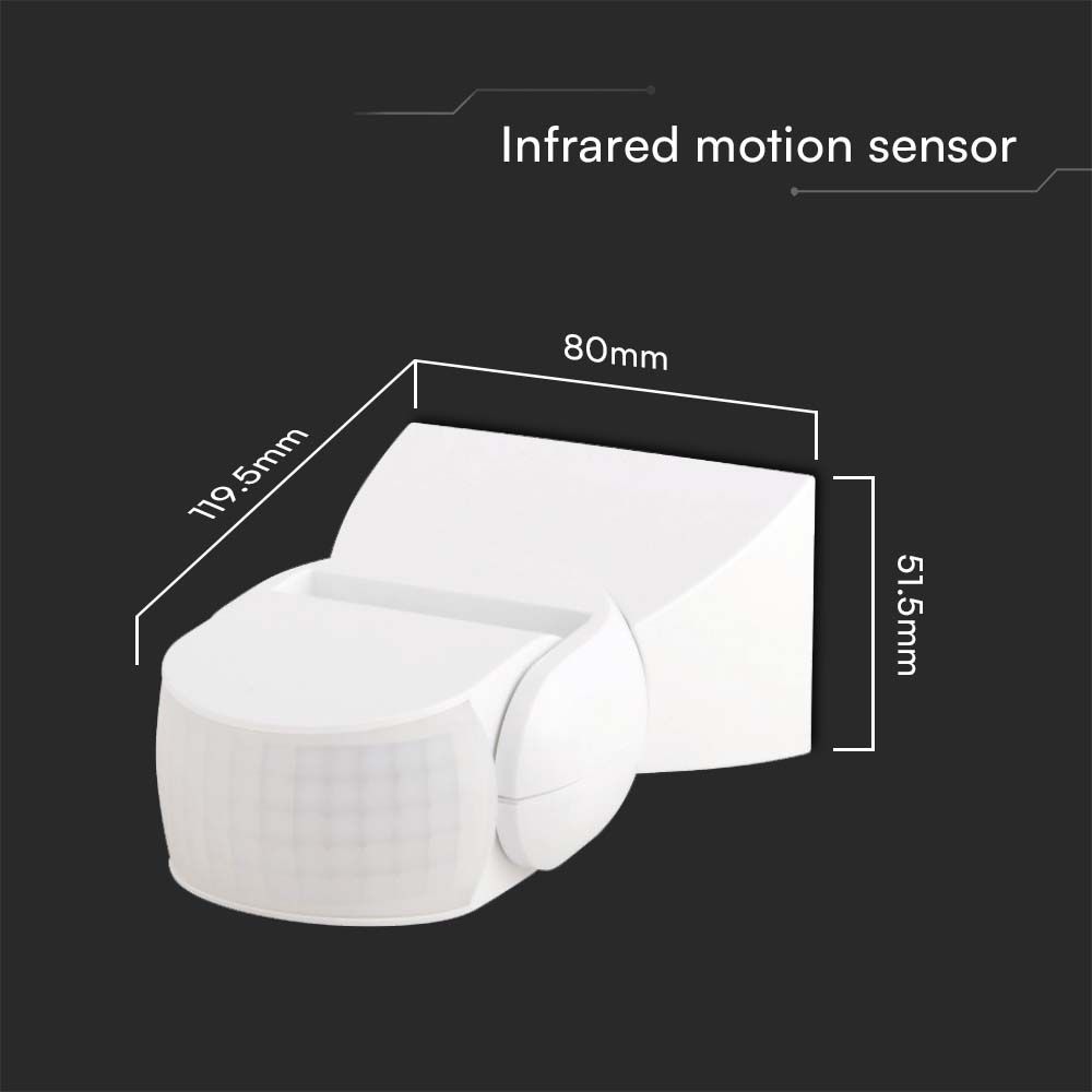 V-TAC Bewegungsmelder Infrarot IP65