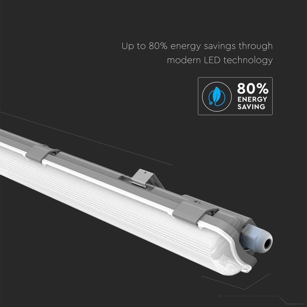 V-TAC LED Leuchte 18W 6400K 1280mm IP65