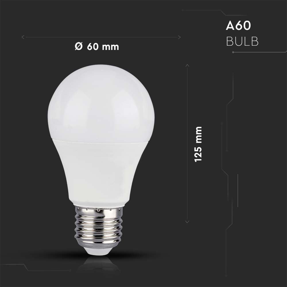 V-TAC Glühbirne E27 11W A60 RGB+2700K-6500K