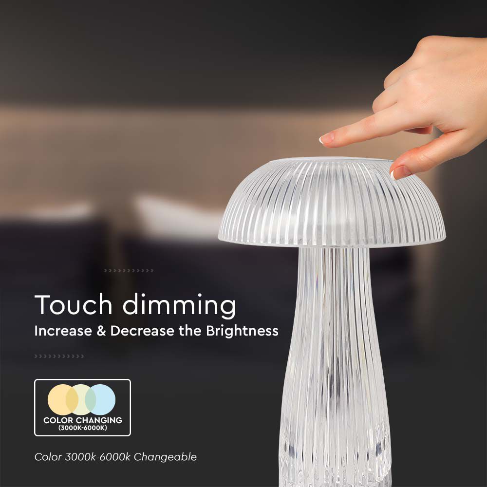 V-TAC Tischlampe 1W 3IN1 185mm IP20