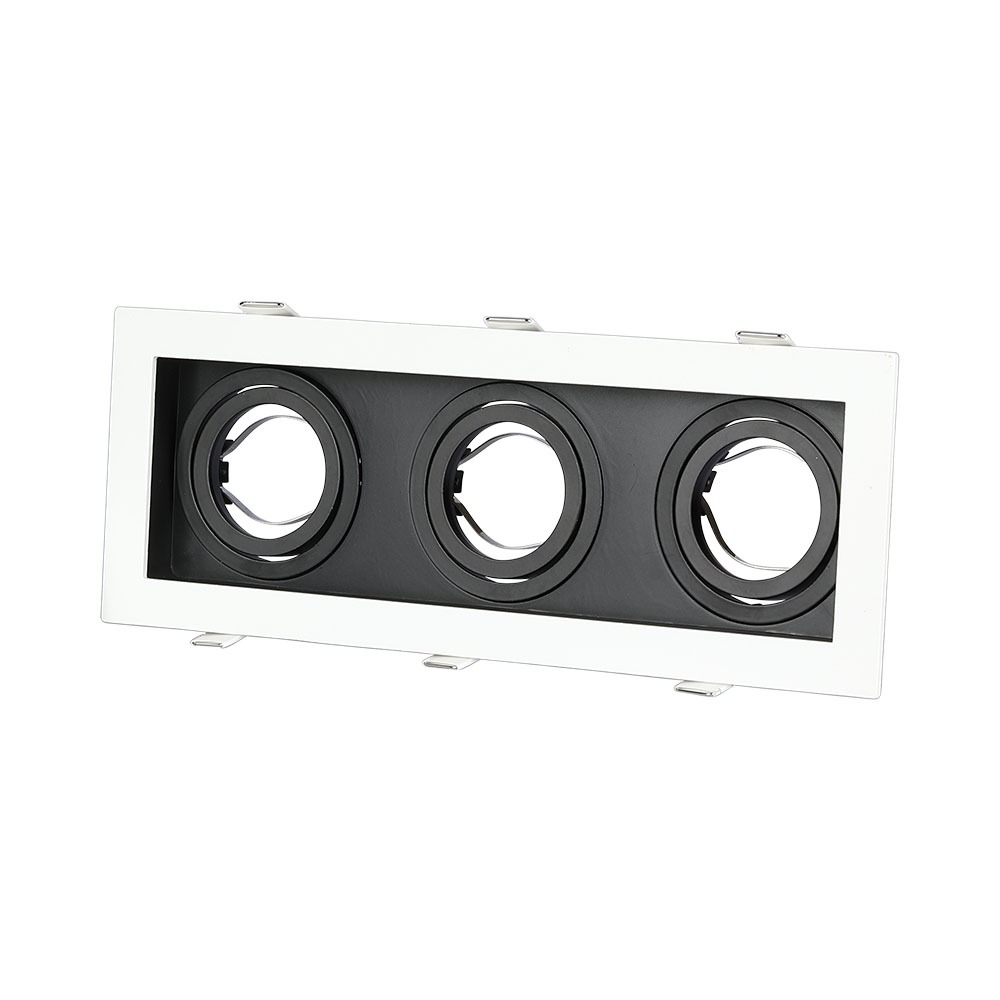 V-TAC Einbauleuchte 3XGU10 Quadrat IP20 270mm