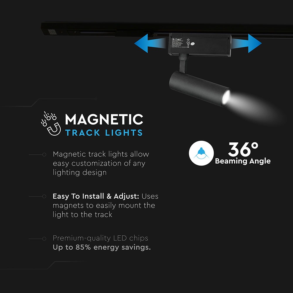 V-TAC LED Schienenleuchte 15W 4000K