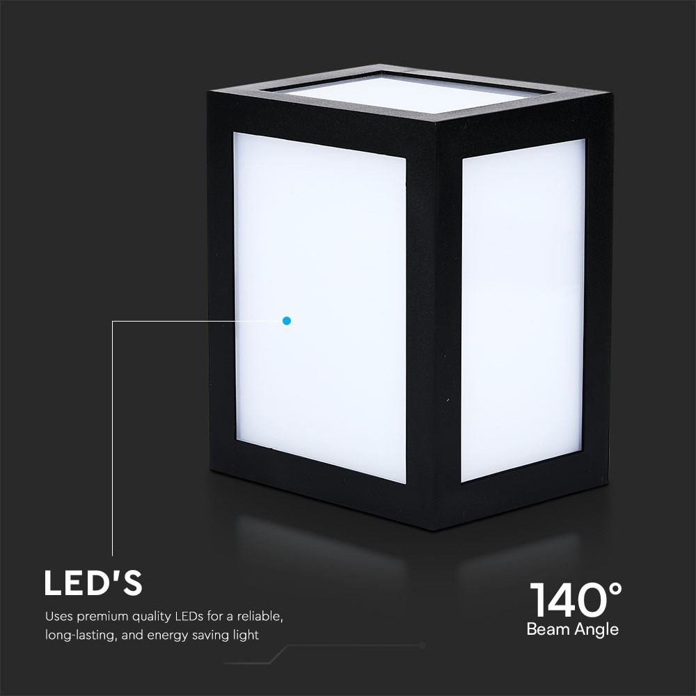 V-TAC Outdoor Wall Lights 12W 6400K 140mm IP65