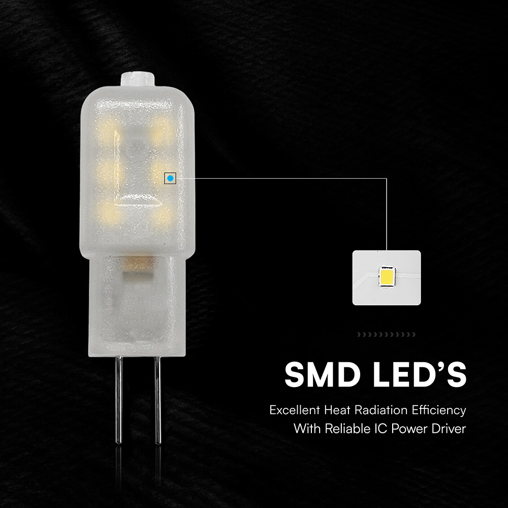 V-TAC Kapselleuchte G4 1,1W Tageslicht IP20