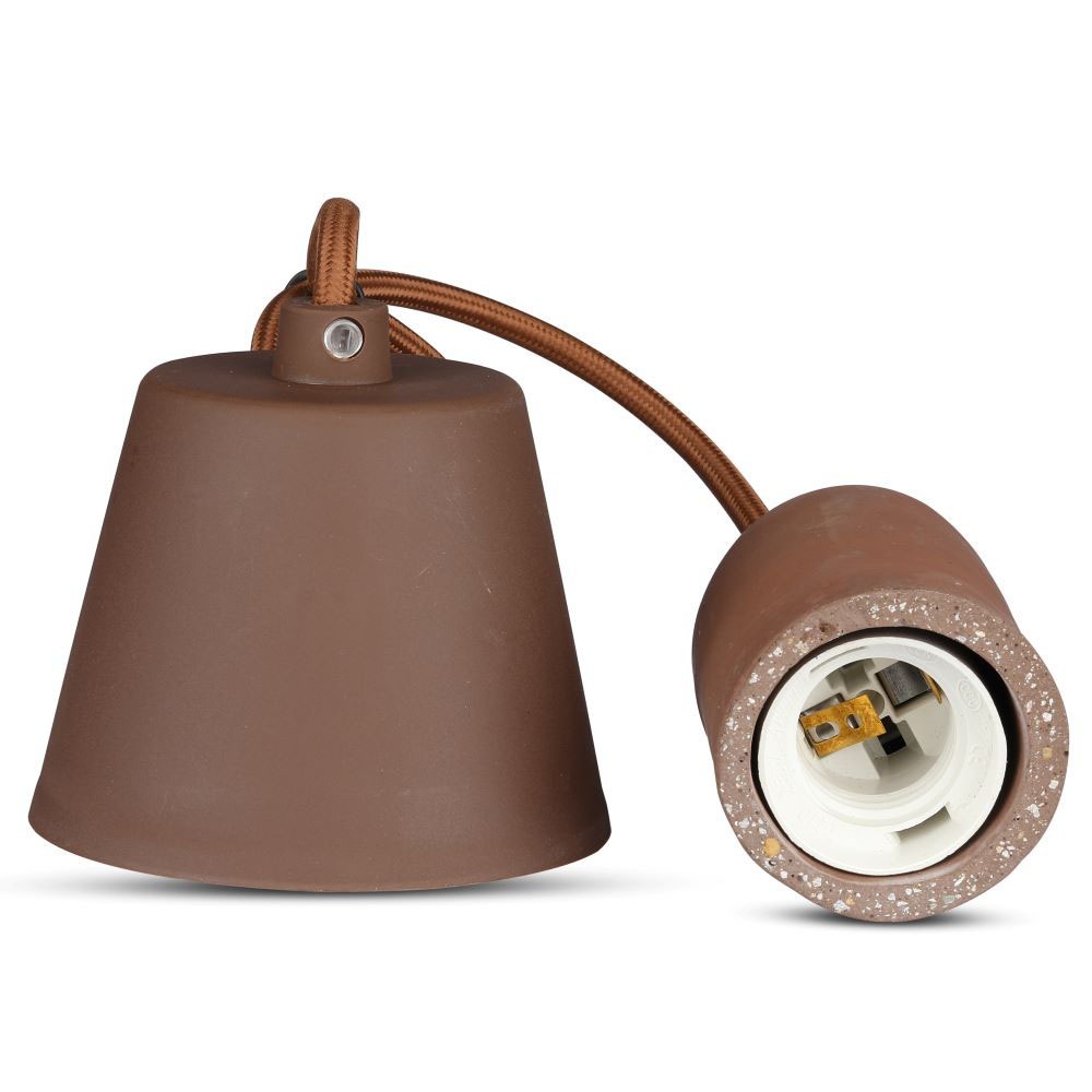 V-TAC Pendelleuchte E27 60W Beton IP20