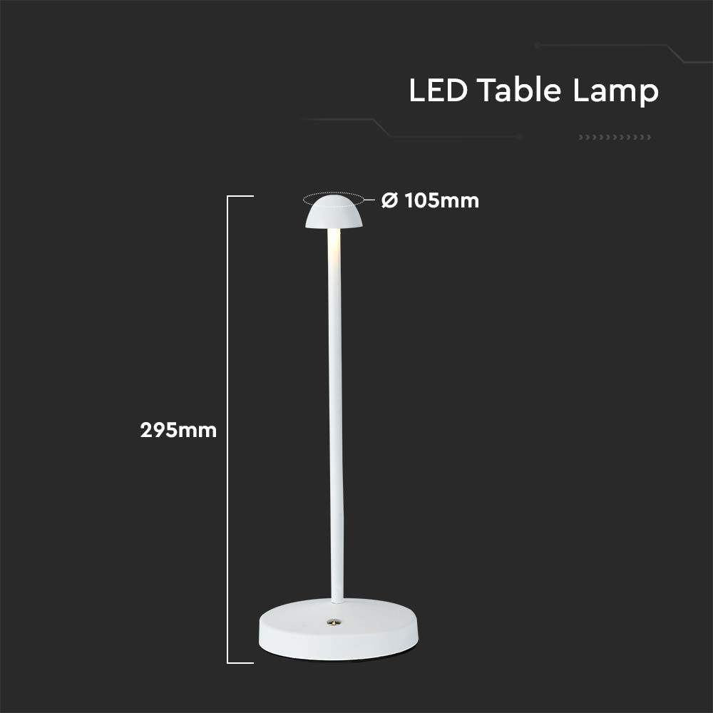V-TAC Tischlampe 1,6W 3IN1 IP20
