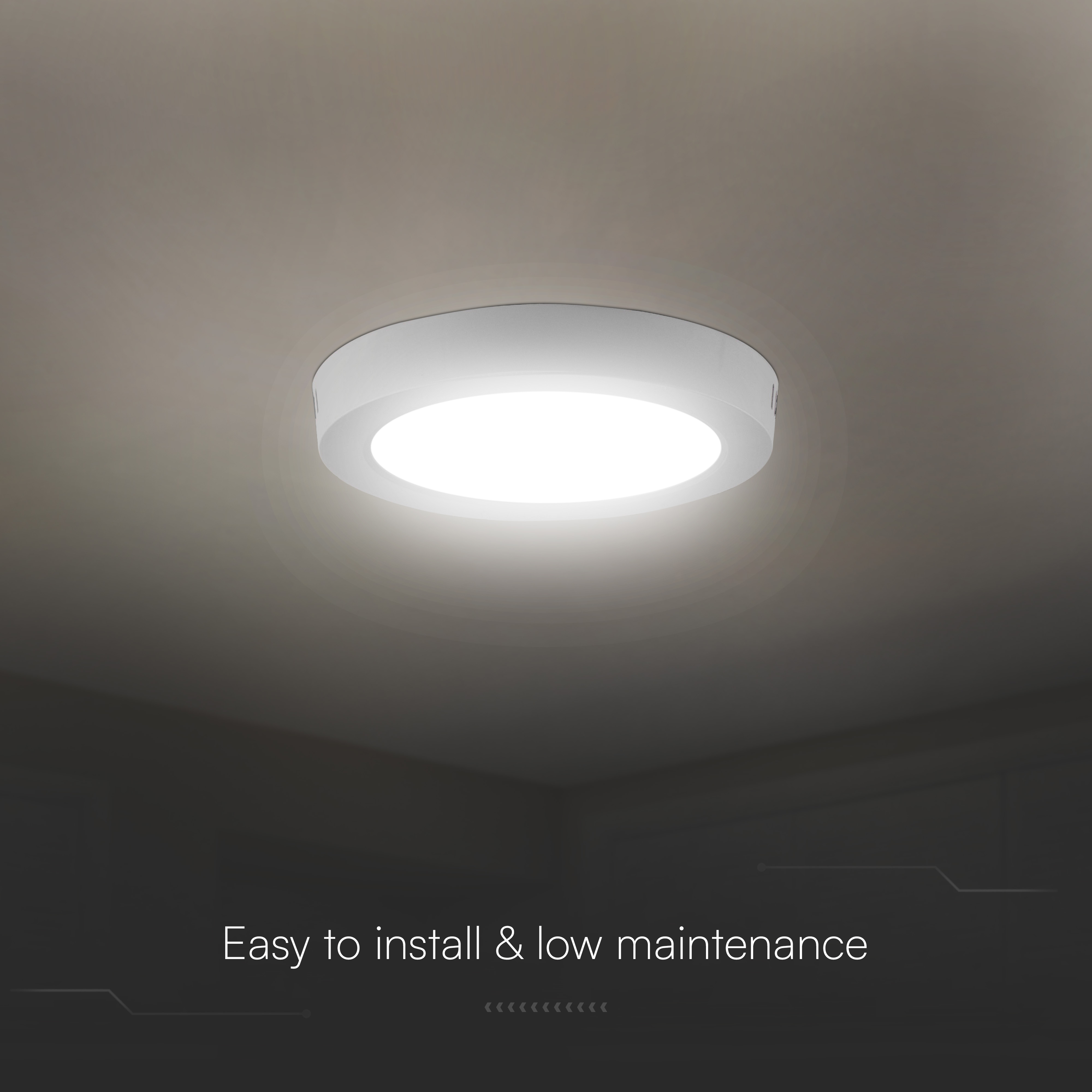 V-TAC LED Mini Panel 12W Rund 3IN1 IP20