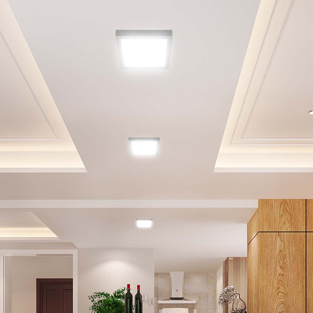 V-TAC LED Mini Panel 12W Quadratisch 3IN1 IP20