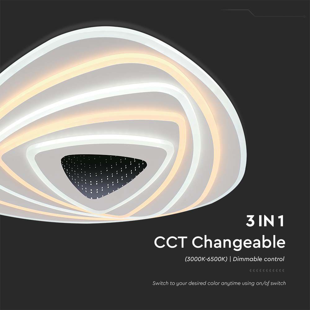 V-TAC Deckenleuchte 120W 3IN1 530mm IP20