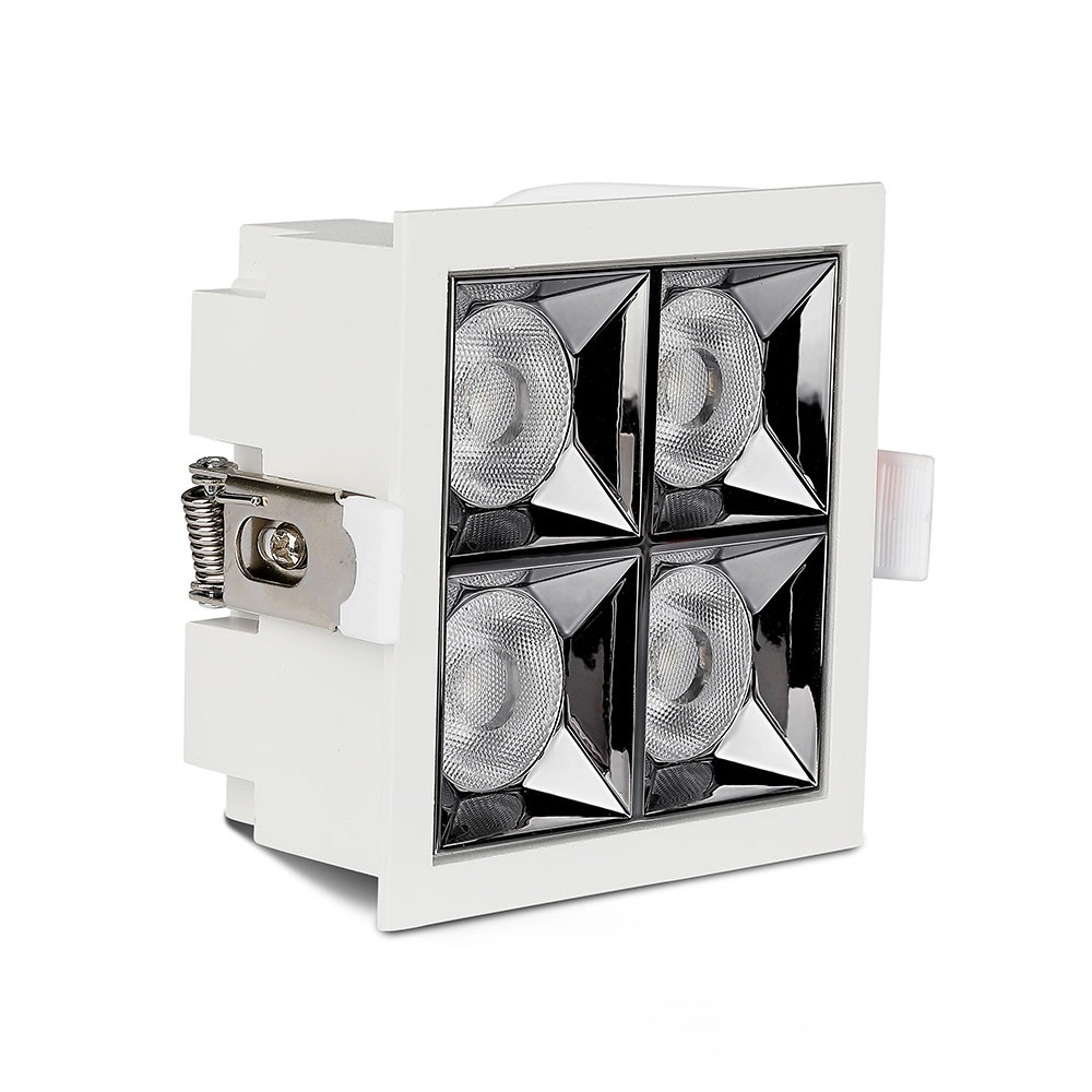 V-TAC LED Downlight 16W Quadrat Warmweiss 110mm IP20