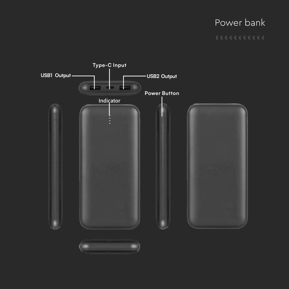V-TAC Power Bank 10W 175mm