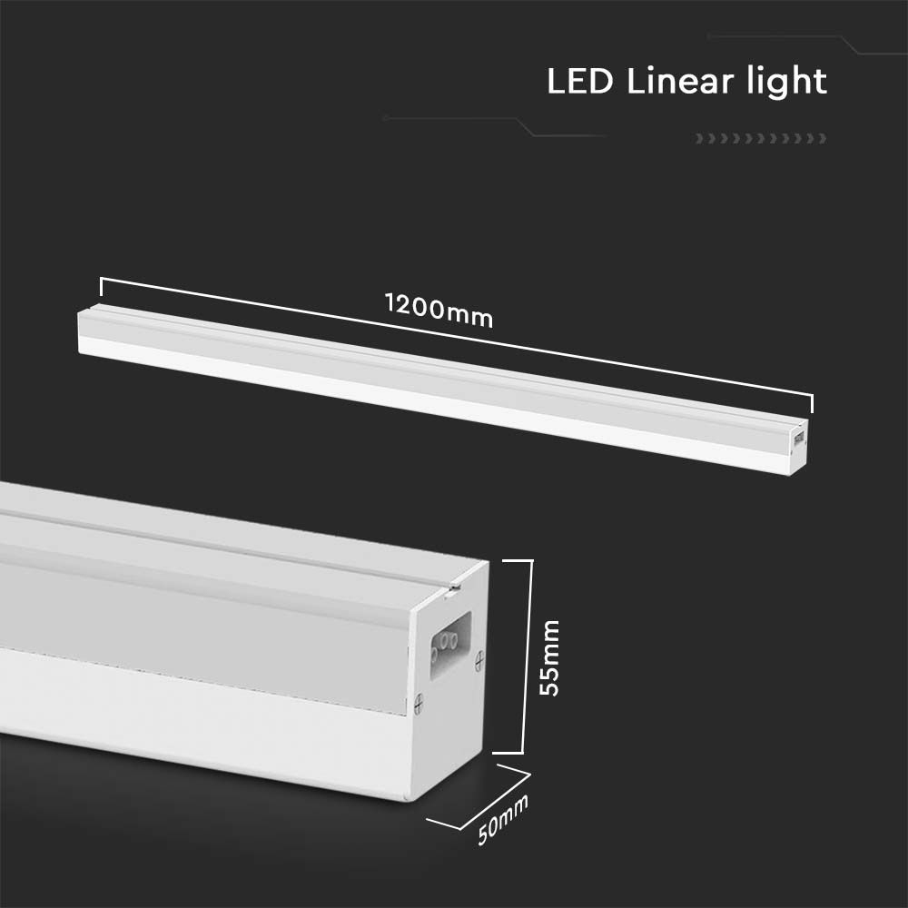 V-TAC Linearleuchte 40W 6500K 1355mm IP20