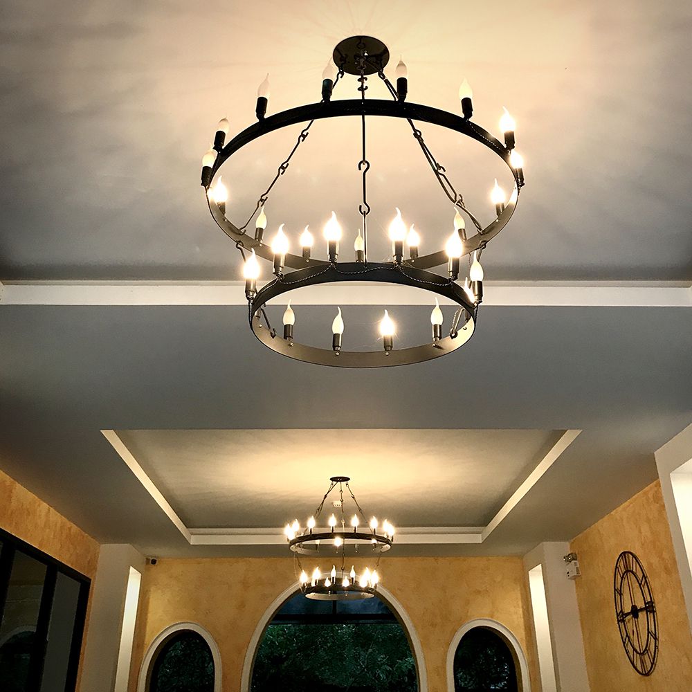 V-TAC Kerzenlampe E14 3,7W Twist Warmweiss 126mm IP20