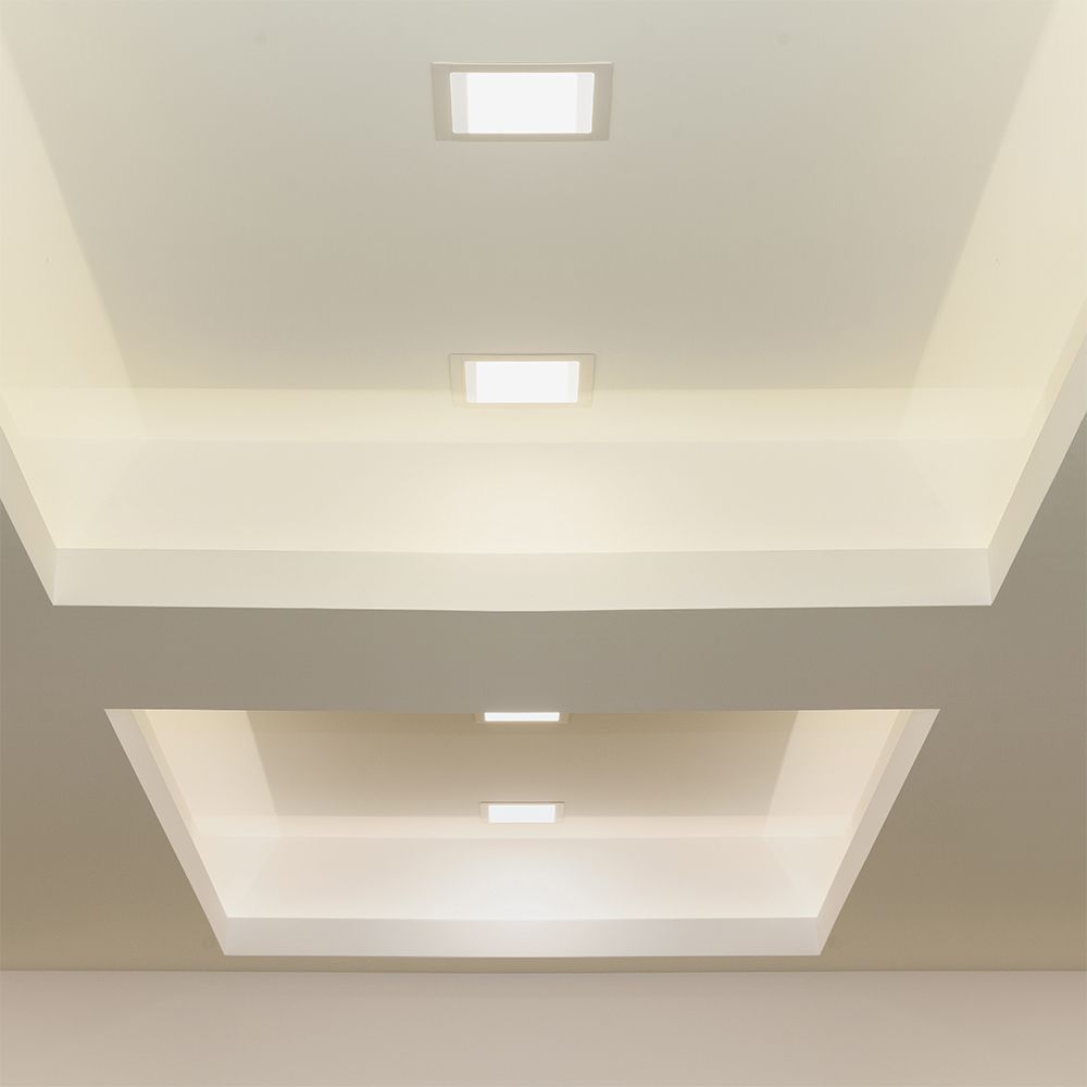 V-TAC LED Mini Panel 12W Quadrat Warmweiss 215mm IP20