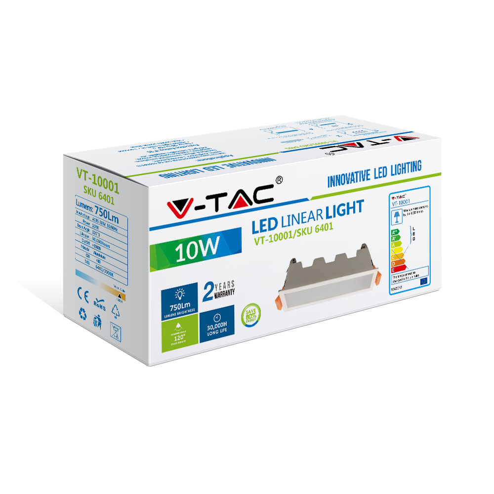 V-TAC LED Mini Panel 10W Warmweiss 60mm IP20