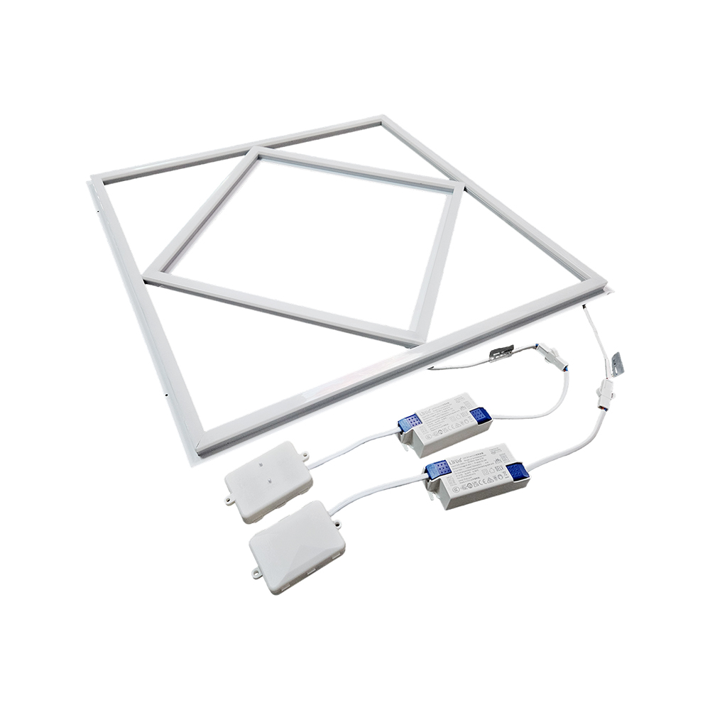 V-TAC LED-Panel 595x595 mm 64W Diamant-Design Lifud-Treiber flimmerfrei Tageslichtweiß 6500K