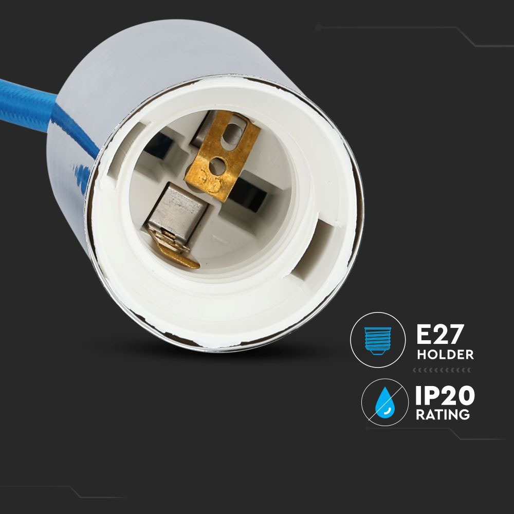 V-TAC Pendelleuchte E27 60W IP20 160mm