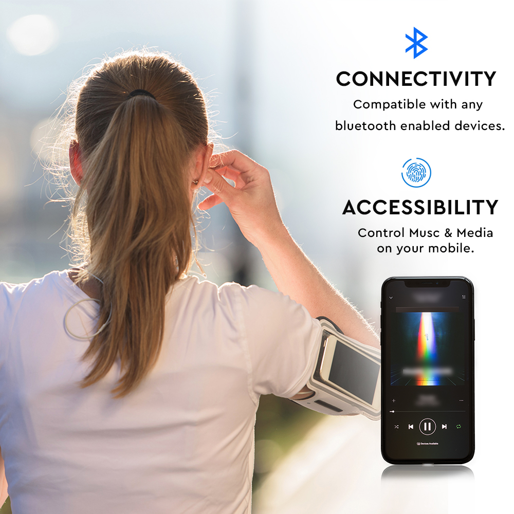V-TAC In-Ear Kopfhörer Bluetooth 100mm