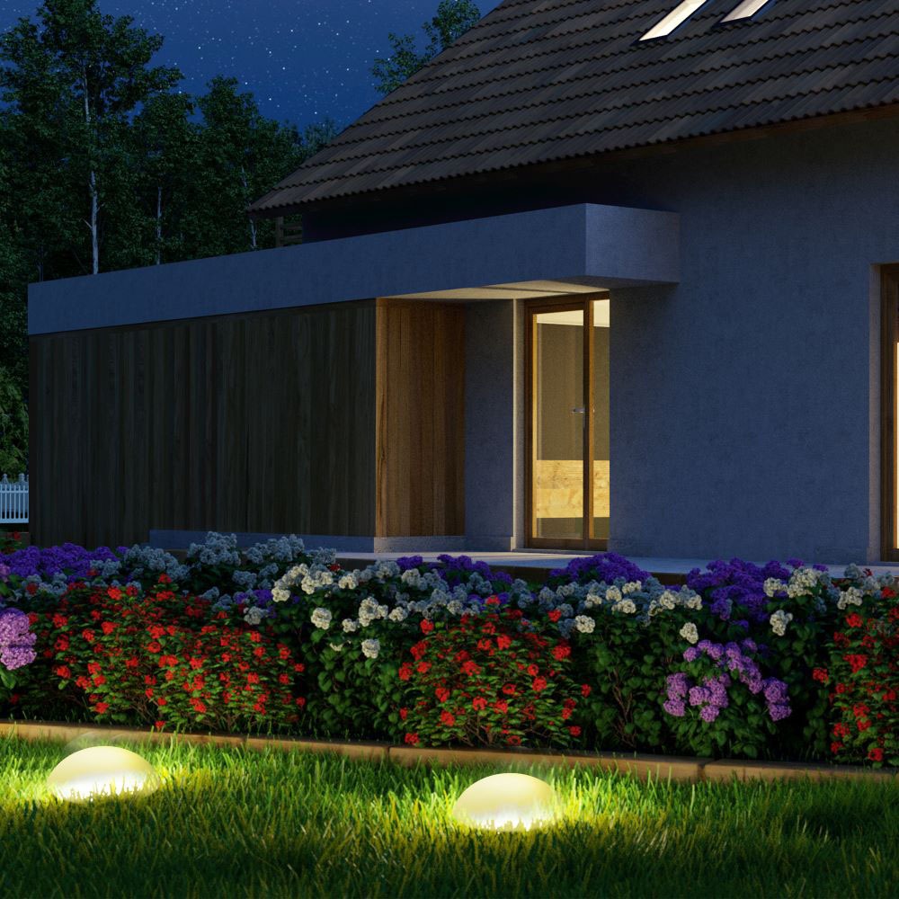 V-TAC Gartenleuchte 6W Rund RGB IP54