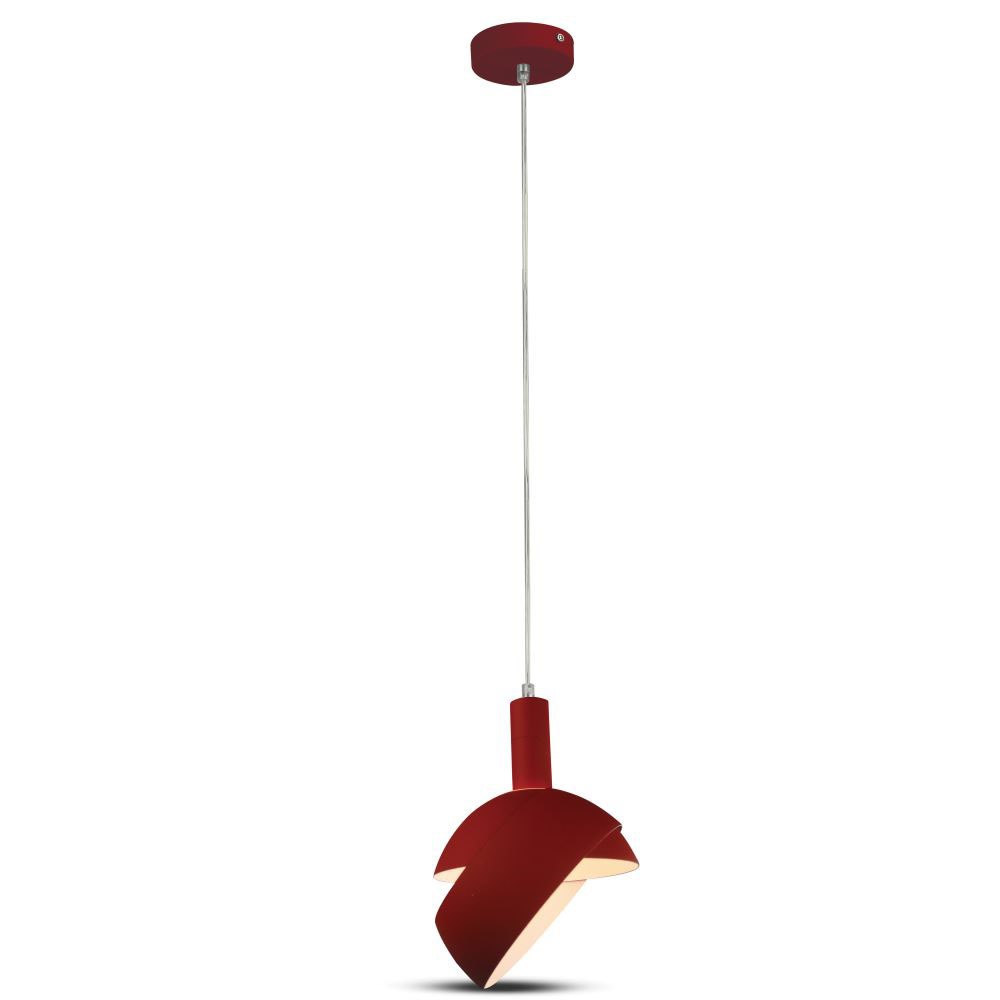 V-TAC Pendelleuchte E14 60W Rot 190mm IP20