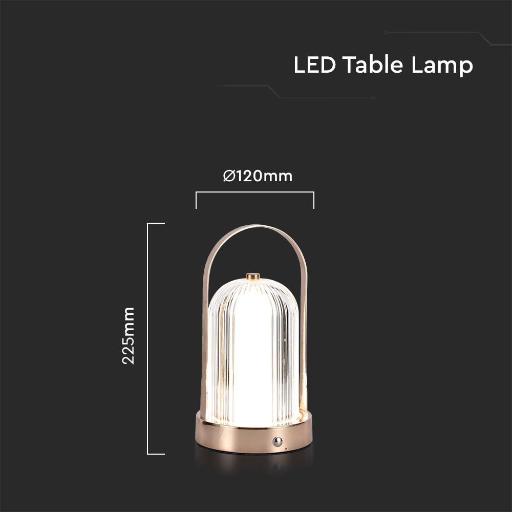 V-TAC Tischlampe 1W 3IN1 155mm IP20