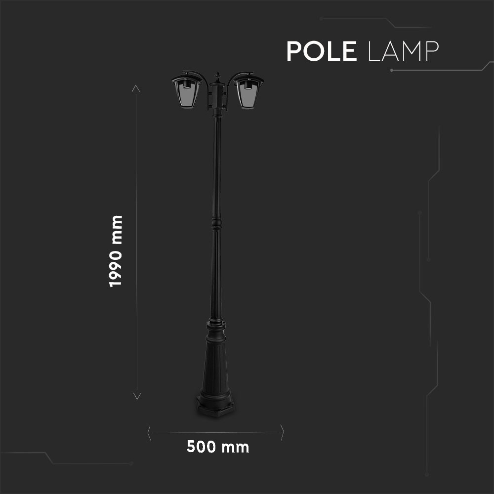 V-TAC Gartenlampe E27 650mm IP44