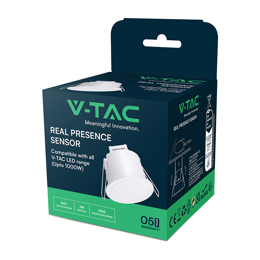 V-TAC Bewegungsmelder Infrarot 5 Jahre IP54
