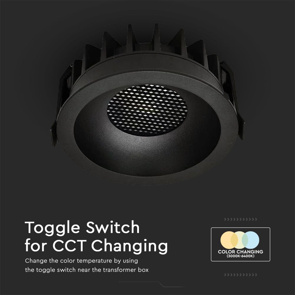 V-TAC LED Downlight 24W 3IN1 160mm IP20
