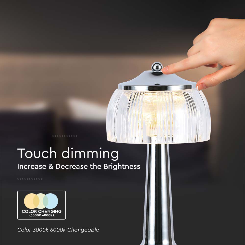 V-TAC Tischlampe 1W 3IN1 150mm IP20