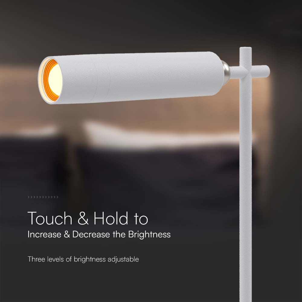 V-TAC Tischlampe 3W Warmweiss 135mm IP20