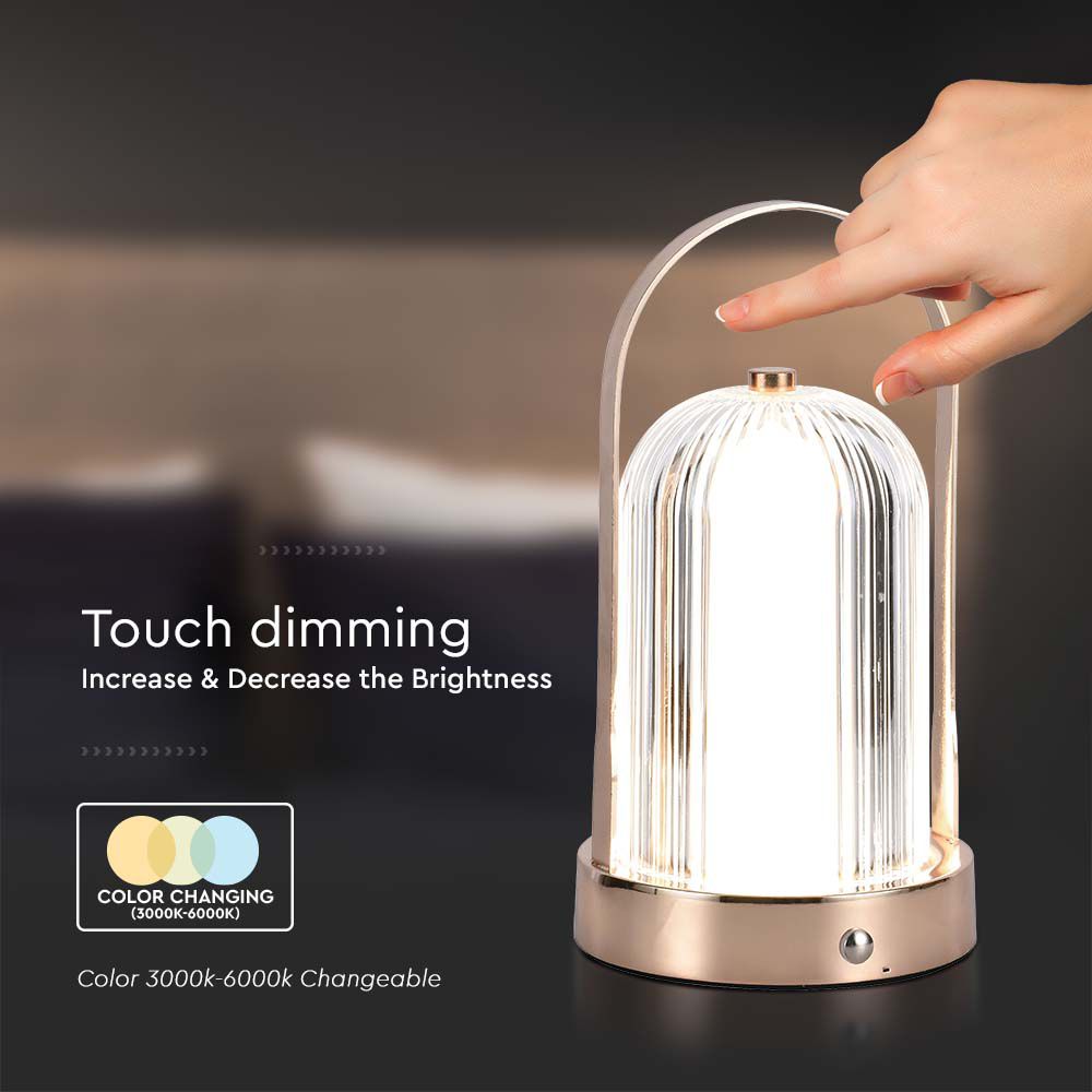 V-TAC Tischlampe 1W 3IN1 155mm IP20