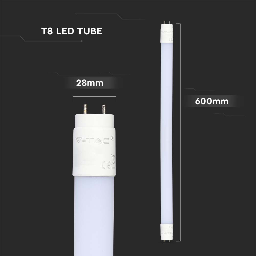 V-TAC LED Röhre G13 7,5W T8 6500K 638mm IP20