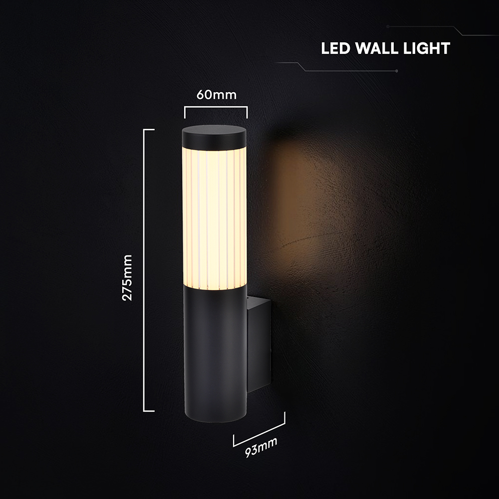 V-TAC LED-Außenwandleuchte 6W Warmweiß 3000K IP44