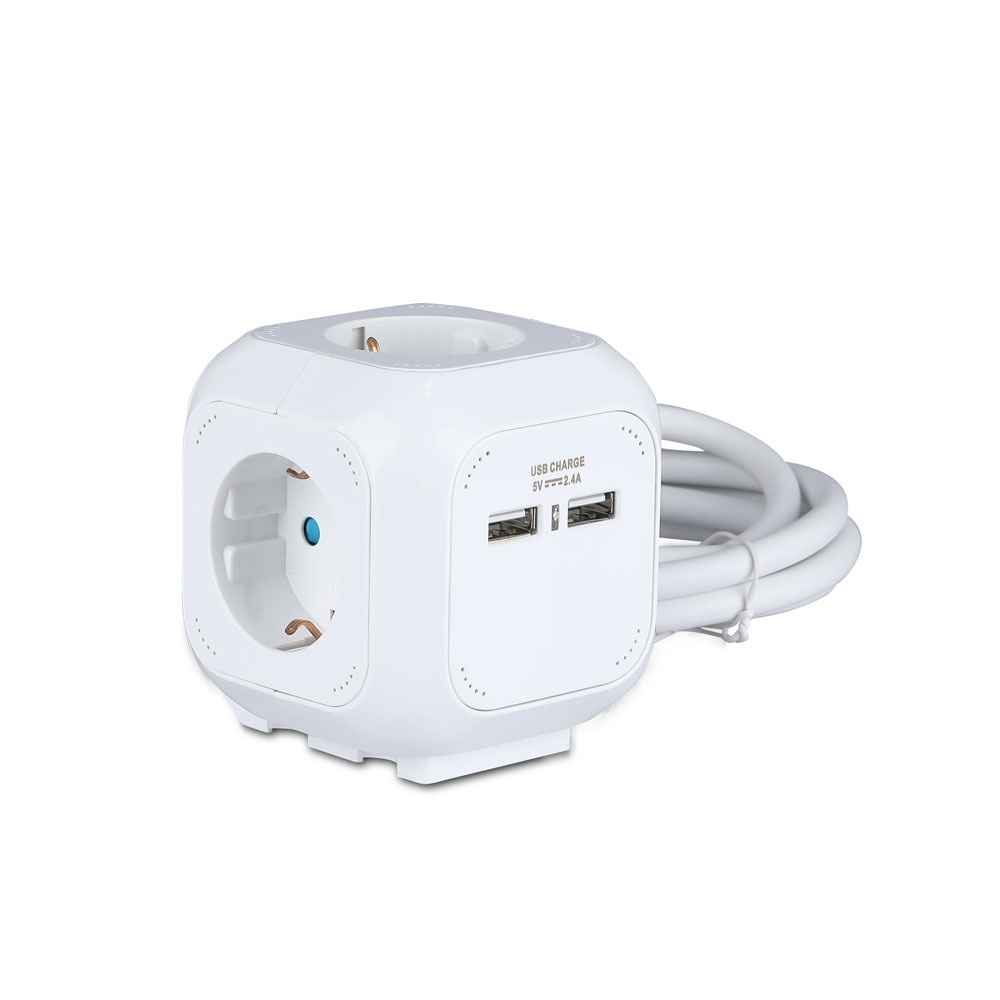 V-TAC Adapter 3680W Würfel IP20 100mm