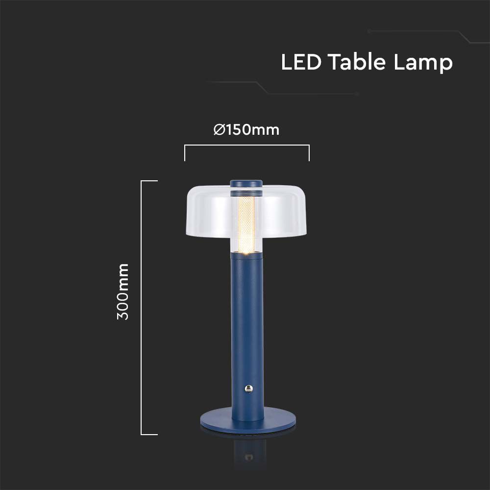 V-TAC Tischlampe 1W Warmweiss 185mm IP20