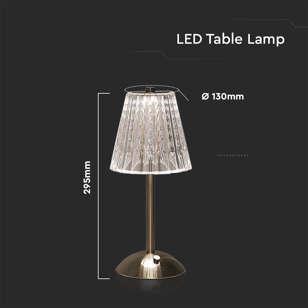 V-TAC Tischlampe 2,4W 3IN1 IP20
