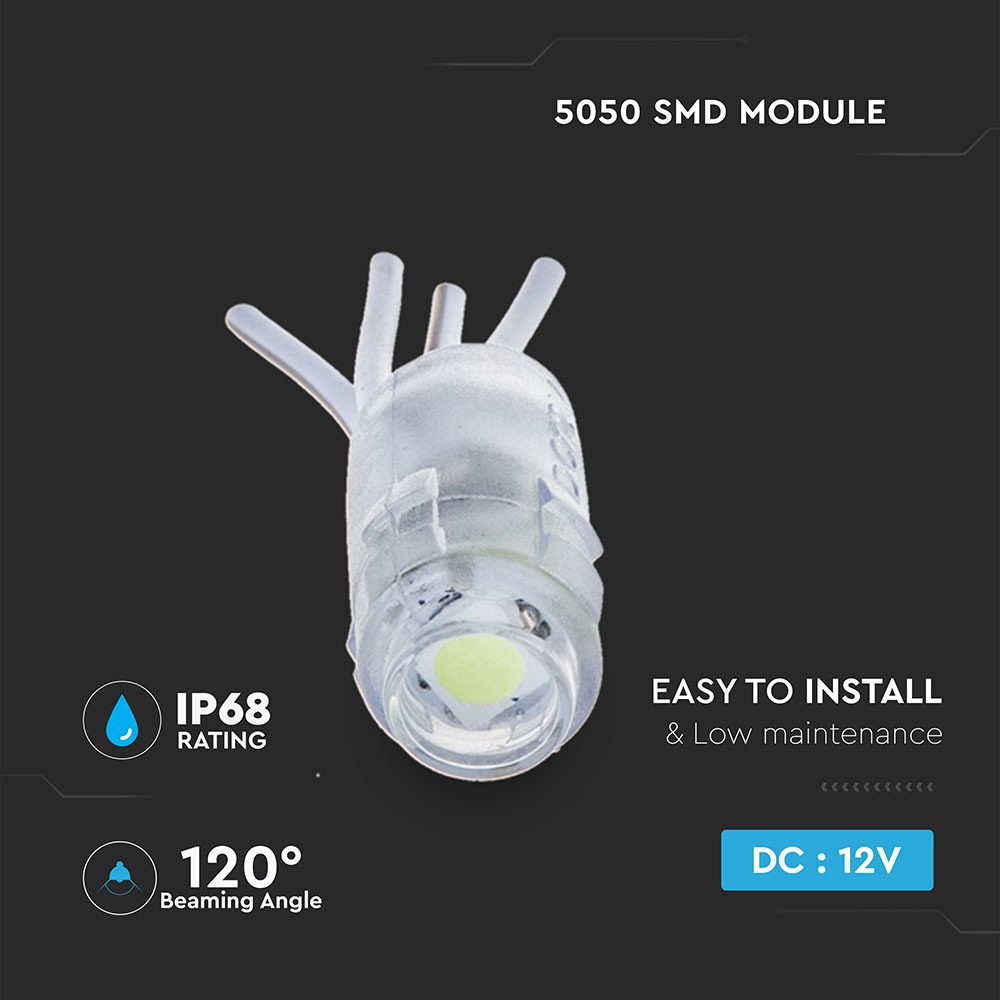 V-TAC LED Modul 5050 0,24W Rot IP68